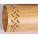 ΦΩΤΙΣΤΙΚΟ Tubo ΜΟΝΟΦΩΤΟ D10cm 25W GU10 ΦΥΣΙΚΟ ΞΥΛΟ ΔΙΑΤΡΗΤΟ