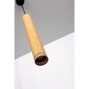 ΦΩΤΙΣΤΙΚΟ Tubo ΜΟΝΟΦΩΤΟ D40cm 25W GU10 ΦΥΣΙΚΟ ΞΥΛΟ ΔΙΑΤΡΗΤΟ