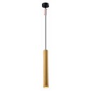 ΦΩΤΙΣΤΙΚΟ Tubo ΜΟΝΟΦΩΤΟ D40cm 25W GU10 ΦΥΣΙΚΟ ΞΥΛΟ ΔΙΑΤΡΗΤΟ
