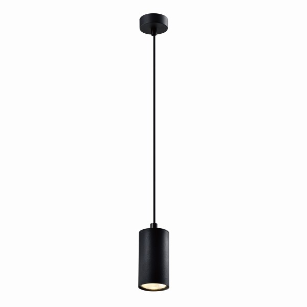 ΦΩΤΙΣΤΙΚΟ Tubo ΜΟΝΟΦΩΤΟ D10cm 25W GU10 ΜΑΥΡΟ