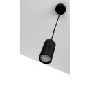 ΦΩΤΙΣΤΙΚΟ Tubo ΜΟΝΟΦΩΤΟ D10cm 25W GU10 ΜΑΥΡΟ