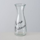 ΚΑΡΑΦΑ 2/ass Cucina 1.000ml ΓΥΑΛΙ ΔΙΑΦΑΝEΣ ΜΕ ΜΗΝΥΜΑ D10 H26cm | Συσκευασία 2 τμχ