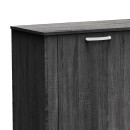 Μπουφές Kinley pakoworld σε ανθρακί-wenge απόχρωση 210x40x82εκ