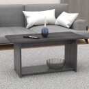 Τραπέζι Kumba pakoworld σε ανθρακί-wenge απόχρωση 80x40x42εκ