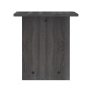 Τραπέζι Kumba pakoworld σε ανθρακί-wenge απόχρωση 80x40x42εκ