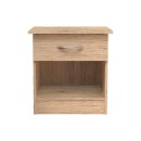 Κομοδίνο Kona pakoworld σε oak απόχρωση 40x34x42εκ