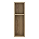 Ραφιέρα-κομοδίνο τοίχου Racks pakoworld σε sonoma απόχρωση 20x15x65εκ