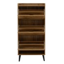 Παπουτσοθήκη Thelma pakoworld 12 ζεύγων sonoma 60x23.8x131.6εκ