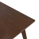 Τραπέζι Benson pakoworld MDF σε καρυδί απόχρωση 80x80x75εκ