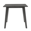 Τραπέζι Benson pakoworld MDF σε rustic grey απόχρωση 80x80x75εκ