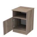 Κομοδίνο Galdi pakoworld σε sonoma truffle απόχρωση 40x45x60εκ