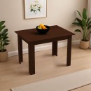 Τραπέζι Manka pakoworld σε wenge απόχρωση 110x80x77εκ