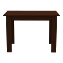 Τραπέζι Manka pakoworld σε wenge απόχρωση 110x80x77εκ