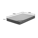 Στρώμα Frezio pakoworld pocket spring roll pack διπλής όψης 18-19cm 140x190εκ
