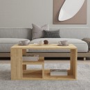 Τραπέζι σαλονιού Sobu pakoworld σε oak απόχρωση 80x50x40εκ