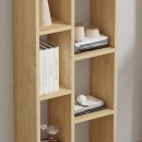 Βιβλιοθήκη Minicu pakoworld σε oak απόχρωση  44,4x19,6x150εκ