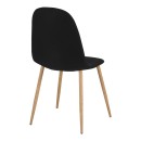 Τραπεζαρία Manka-Bella pakoworld σετ 5τεμ σε sonoma απόχρωση 110x80x70εκ