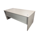 Γραφείο εργασίας Armadi pakoworld σε sonoma-λευκή απόχρωση 160x80x75εκ