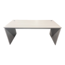 Γραφείο εργασίας Armadi pakoworld σε sonoma-λευκή απόχρωση 180x80x75εκ