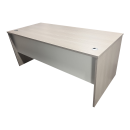 Γραφείο εργασίας Armadi pakoworld σε sonoma-λευκή απόχρωση 180x80x75εκ