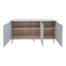 Μπουφές Billie pakoworld sonoma-γκρι 149x40x77εκ