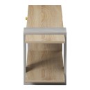 Έπιπλο τηλεόρασης Standi pakoworld σε sonoma-γκρι cement απόχρωση 120x25x36.8εκ