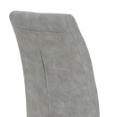 Καρέκλα Darrell pakoworld pu αντικέ γκρι-βάση χρωμίου 42x49x106εκ | Συσκευασία 2 τμχ
