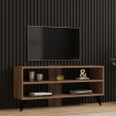 Έπιπλο τηλεόρασης Prestige pakoworld σε sonoma απόχρωση 120x29,6x50εκ