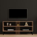 Έπιπλο τηλεόρασης Prestige pakoworld σε sonoma απόχρωση 120x29,6x50εκ