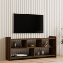 Έπιπλο τηλεόρασης Kapri pakoworld σε καρυδί απόχρωση 120x28x55εκ