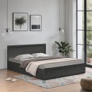 Κρεβάτι Olympus pakoworld με συρτάρι σε wenge απόχρωση 150x200εκ