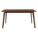 Τραπέζι Benson pakoworld MDF σε καρυδί απόχρωση 150x90x75εκ