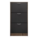 Παπουτσοθήκη Savaz pakoworld σε oak-ανθρακί απόχρωση 60x24x114εκ