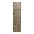 Ντουλάπι-στήλη Gabino pakoworld σε sonoma απόχρωση 40x39x158εκ