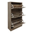 Παπουτσοθήκη Savaz pakoworld σε sonoma απόχρωση 60x24x114εκ