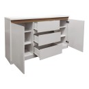 Μπουφές Chiemo pakoworld λευκό 160x40x93.6εκ