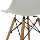 Τραπεζαρία Julita-Balou pakoworld σετ 5τεμ pp-mdf λευκo Φ100x73εκ