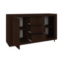 Μπουφές Doha pakoworld σε wenge απόχρωση 150x45x80.5εκ