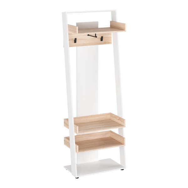 Έπιπλο εισόδου Sciove pakoworld σε λευκή-φυσική απόχρωση 70x40x200εκ Έπιπλο εισόδου Sciove pakoworld σε λευκή-φυσική απόχρωση 70x40x200εκ