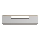 Έπιπλο τηλεόρασης Winey pakoworld σε sonoma-λευκή απόχρωση 180x44.5x44.5εκ