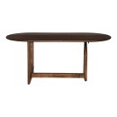 Τραπέζι Jenkou pakoworld mango ξύλο σε φυσική απόχρωση 180x90x76εκ