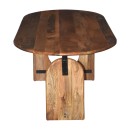 Τραπέζι Jenkou pakoworld mango ξύλο σε φυσική απόχρωση 180x90x76εκ