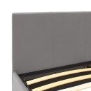 Κρεβάτι Norse pakoworld  pu γκρι ματ με αποθηκευτικό χώρο 160x200εκ