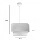 Φωτιστικό οροφής μονόφωτο PWL-1087 pakoworld Ε27 μπεζ χρυσό-εκρού Φ30x20εκ