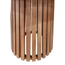 Τραπέζι Kenda Ι pakoworld mindi ξύλο σε φυσική απόχρωση Φ120x75εκ