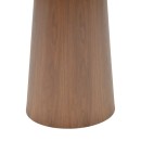 Tραπέζι Donda pakoworld mdf-μέταλλο καρυδί Φ100x76εκ