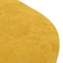 Πολυθρόνα περιστρεφόμενη Zenny pakoworld υφασμα κίτρινο 64x85x68εκ