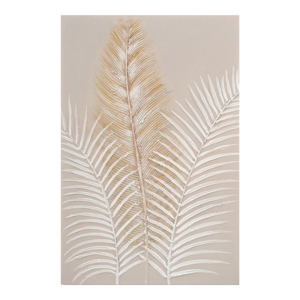 Πίνακας σε καμβά Leavy Inart 60x3x90εκ