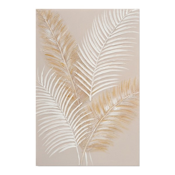 Πίνακας σε καμβά Leavy I Inart 60x3x90εκ