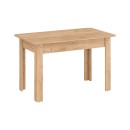 Τραπέζι Quiin pakoworld επεκτεινόμενο μελαμίνης σε oak απόχρωση 120-164x70x73.5εκ